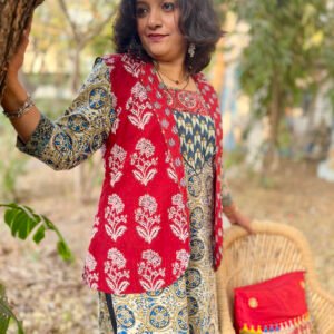 Crimson Elegance Kurti ipitara product buy online Bhopal Madhya Pradesh India (2)
