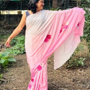 Rose-Dusk-Crepe-Saree1-scaled
