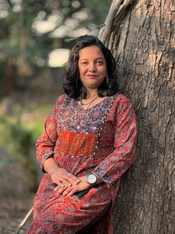 Sienna Flame Ajrakh Kurti - Image 2